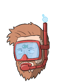 Illustration Swimming Sticker by Carter Bros. Fruit & Veg