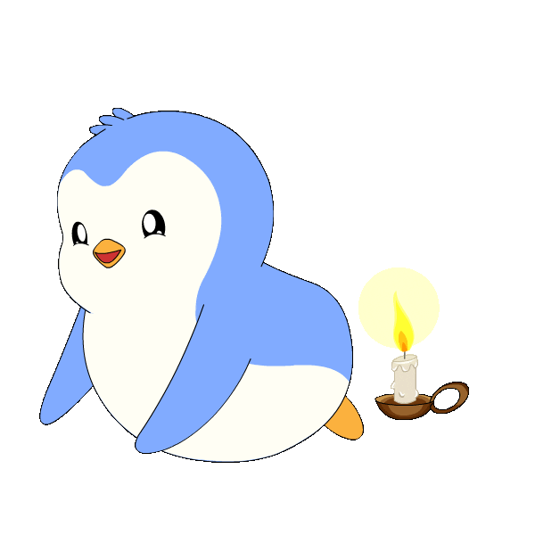 Penguin Oops Sticker by Pudgy Penguins