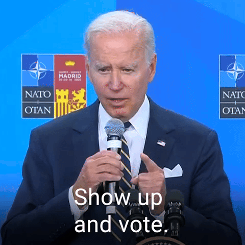 Show up and vote.