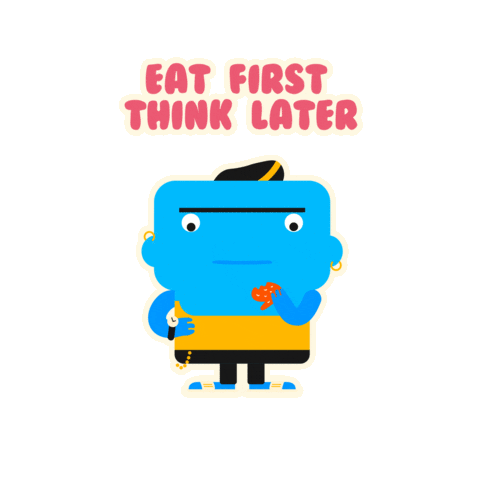 Comida Eating Sticker by DBS Bank Ltd