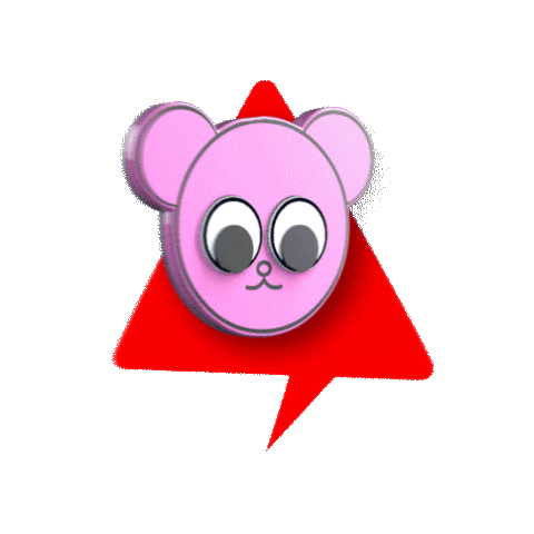 3D Warning Sticker by BIMBA Y LOLA