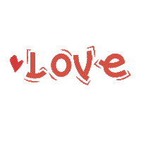 Love You Hearts Sticker
