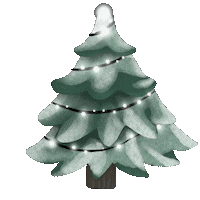 Christmas Tree Sticker by angydoodle