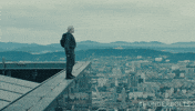 Jump Fall Off GIF by Marvel Studios