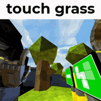 Touch Grass GIF