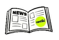 News Newspaper Sticker by Contiki