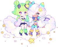 Girlfriends Kiss Sticker