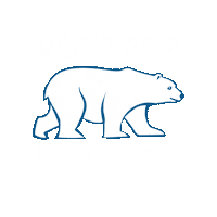 polarbearsinternational vote polar bear conservation climate action Sticker