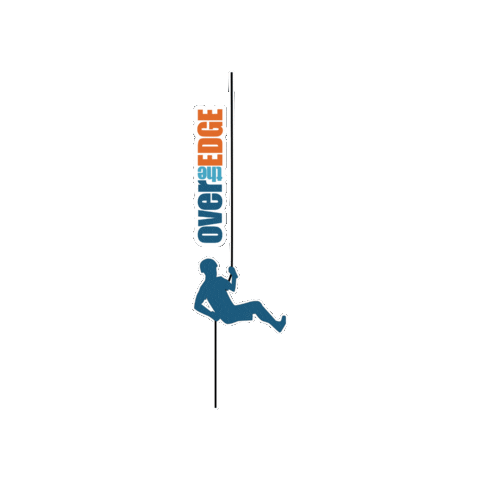 OverTheEdgeGlobal fear building afraid rope Sticker