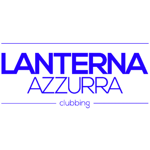 logo clubbing Sticker by Lanterna Azzurra