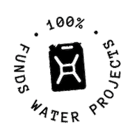 100 Percent Donate Sticker by charity: water