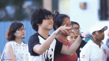 hands up in the air dancing GIF by Earth Hour