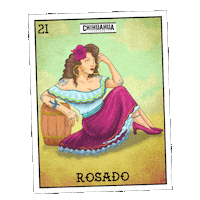 Loteria Sticker by Chihuahua Cerveza