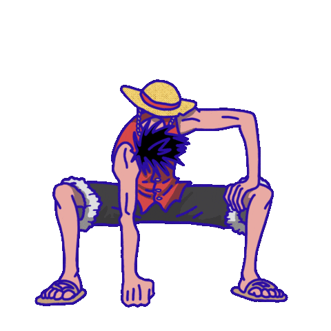 Monkey D Luffy Luf Sticker