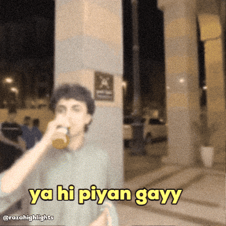 Inner Circle Drinking GIF