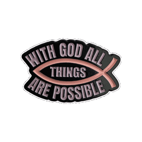 pinnedpins giphygifmaker fish god christian Sticker