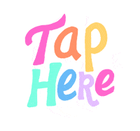hit tap Sticker by Jess Stempel