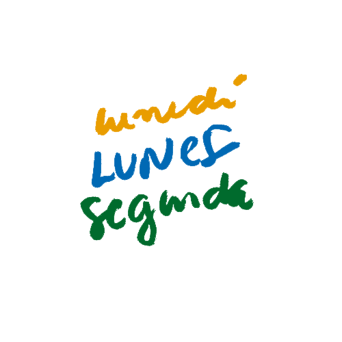 altnabout giphyupload lunes segunda lunedi Sticker