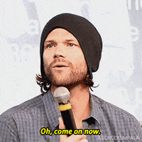 aborddelimpala smile come on jared padalecki aborddelimpala GIF