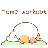 Cat Workout Sticker