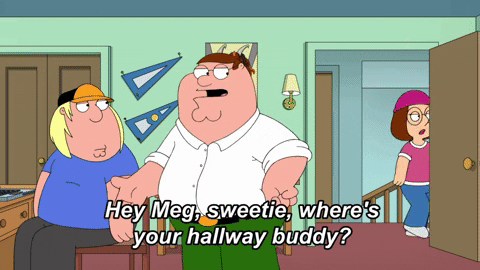 Meg Hallway GIF by Family Guy