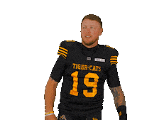 Be Quiet Tiger-Cats Sticker by Hamilton Sports Group