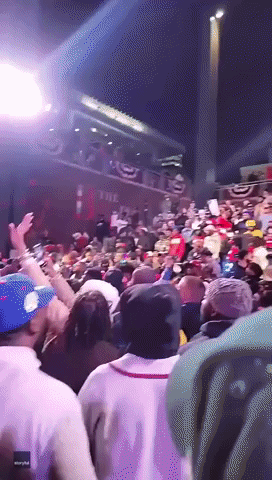 Man Crowd Surfs Following Atlanta Braves World Series Win