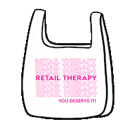 Shopping Treat Yourself Sticker