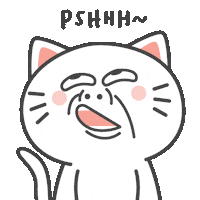 Cat What Sticker by KIKI