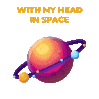 Space Love Sticker by Bookly
