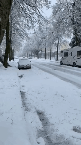 Winter Weather Coats Vancouver in Thick Layer of Snow