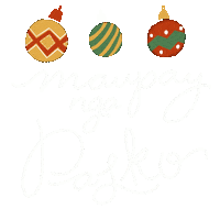 Christmas Pasko Sticker