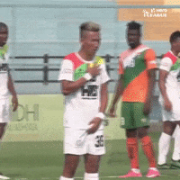 Scared Group Hug GIF by Indian Football