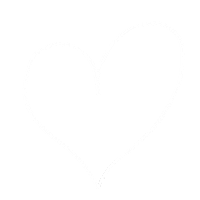 White Heart Love Sticker