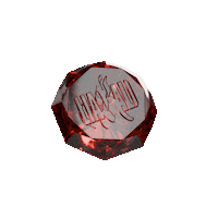 3D Gem Stone Sticker by Amazon Music