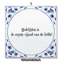 Hart Troost Sticker by Tegelspreuken.nl