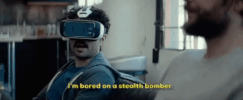 video game im bored on a stealth bomber GIF by The Orchard Films