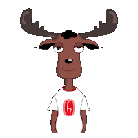 Deer Sticker by Hacettepe University Department of Graphic Design