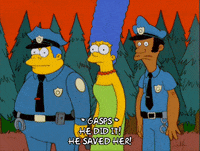 happy marge simpson GIF