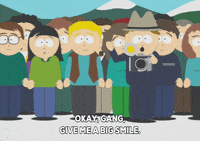 camera crowd GIF by South Park 