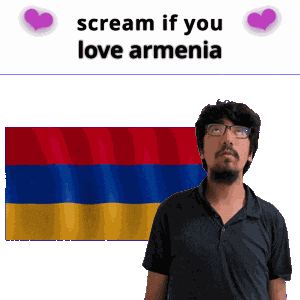 Armenia Flag Am Sticker