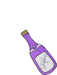 Champagne Celebrate Sticker by The Slay Coach