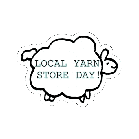 Sheep Crochet Sticker by Rick Rack Textiles