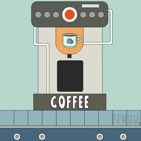Good Morning Coffee GIF by Pudgy Penguins