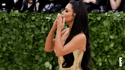kim kardashian kiss GIF by E!