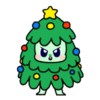 Christmas Tree Sticker
