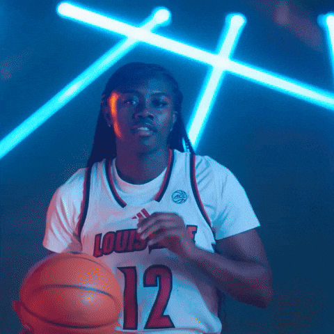 Womens Basketball Point GIF by Louisville Cardinals