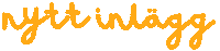 Orange Nytt Sticker