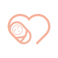 Heart Baby Sticker by Happy Cosleeper