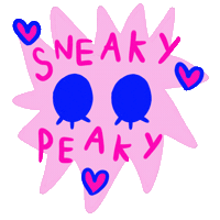 Wip Peek Sticker
